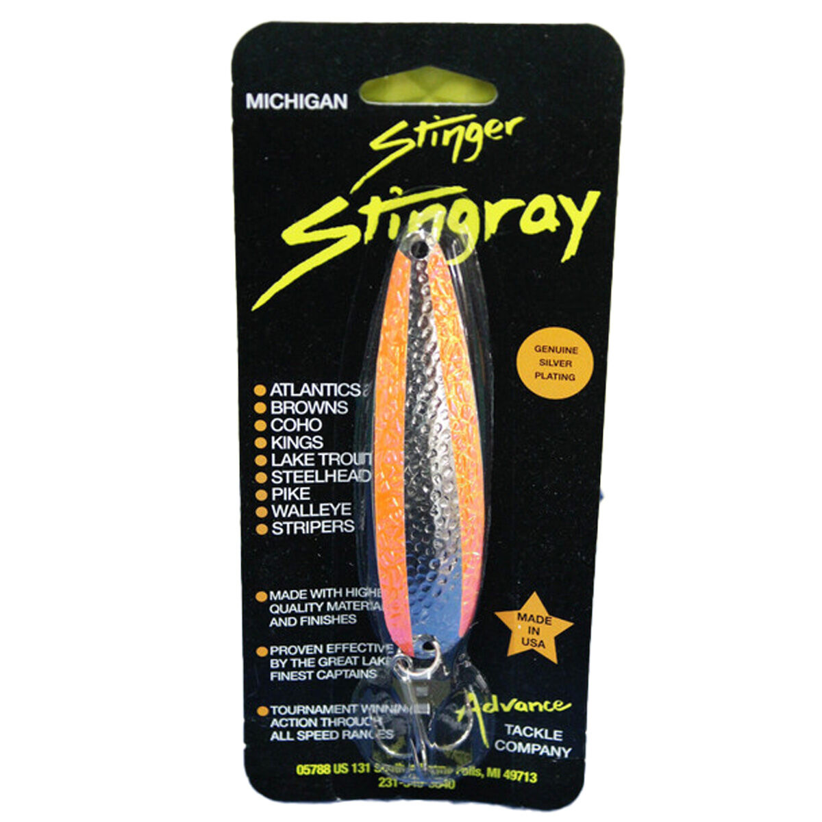 Advanced Tackle Stingay Spoon 4.5"