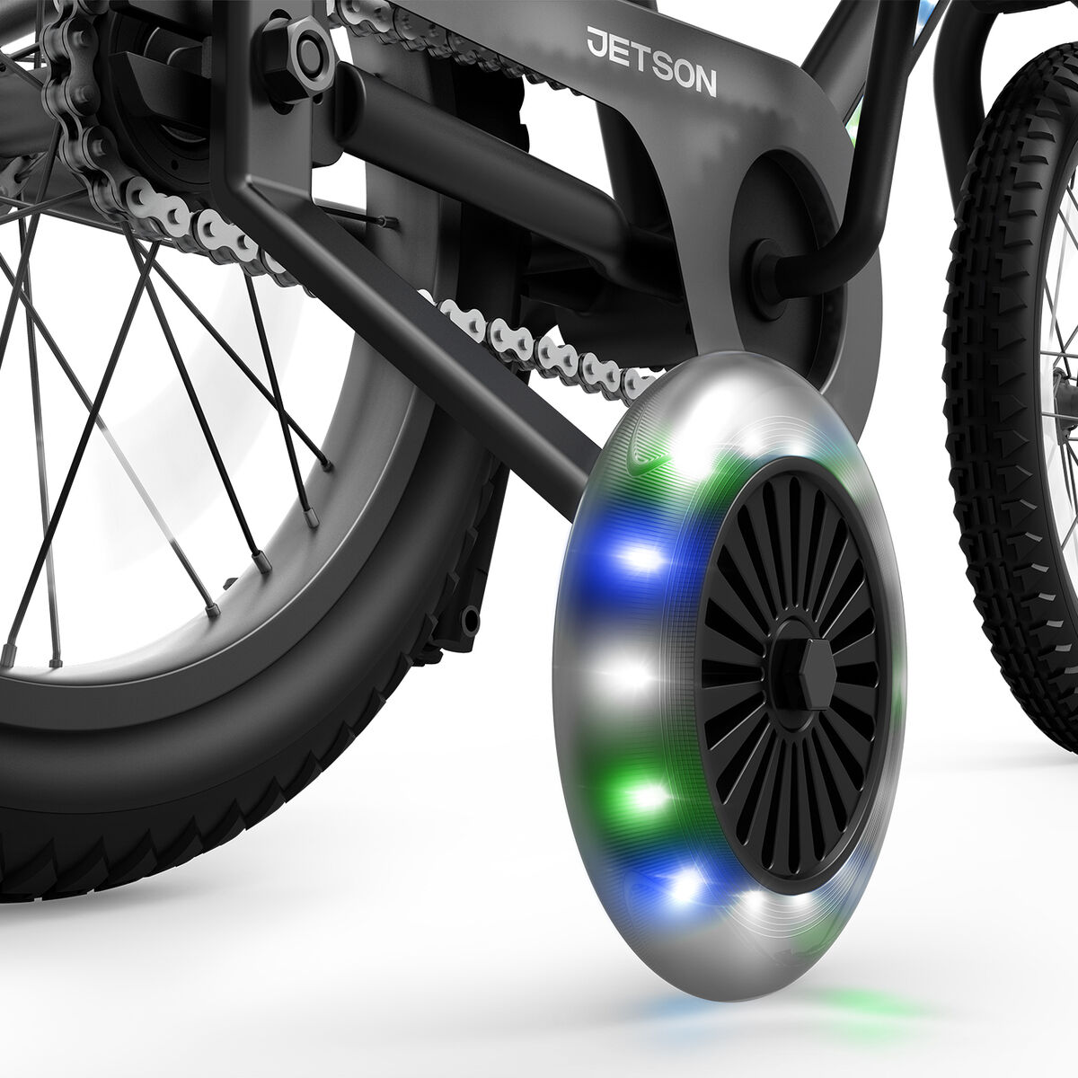 Jetson JLR M Light Up Bike 16" Wheels, Black