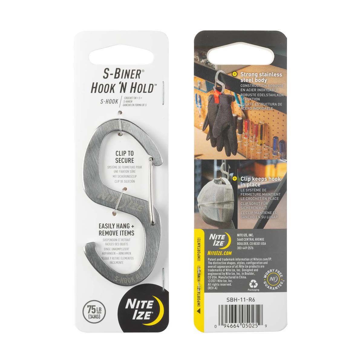 Nite Ize S-Biner® Hook 'N Hold  S-Hook