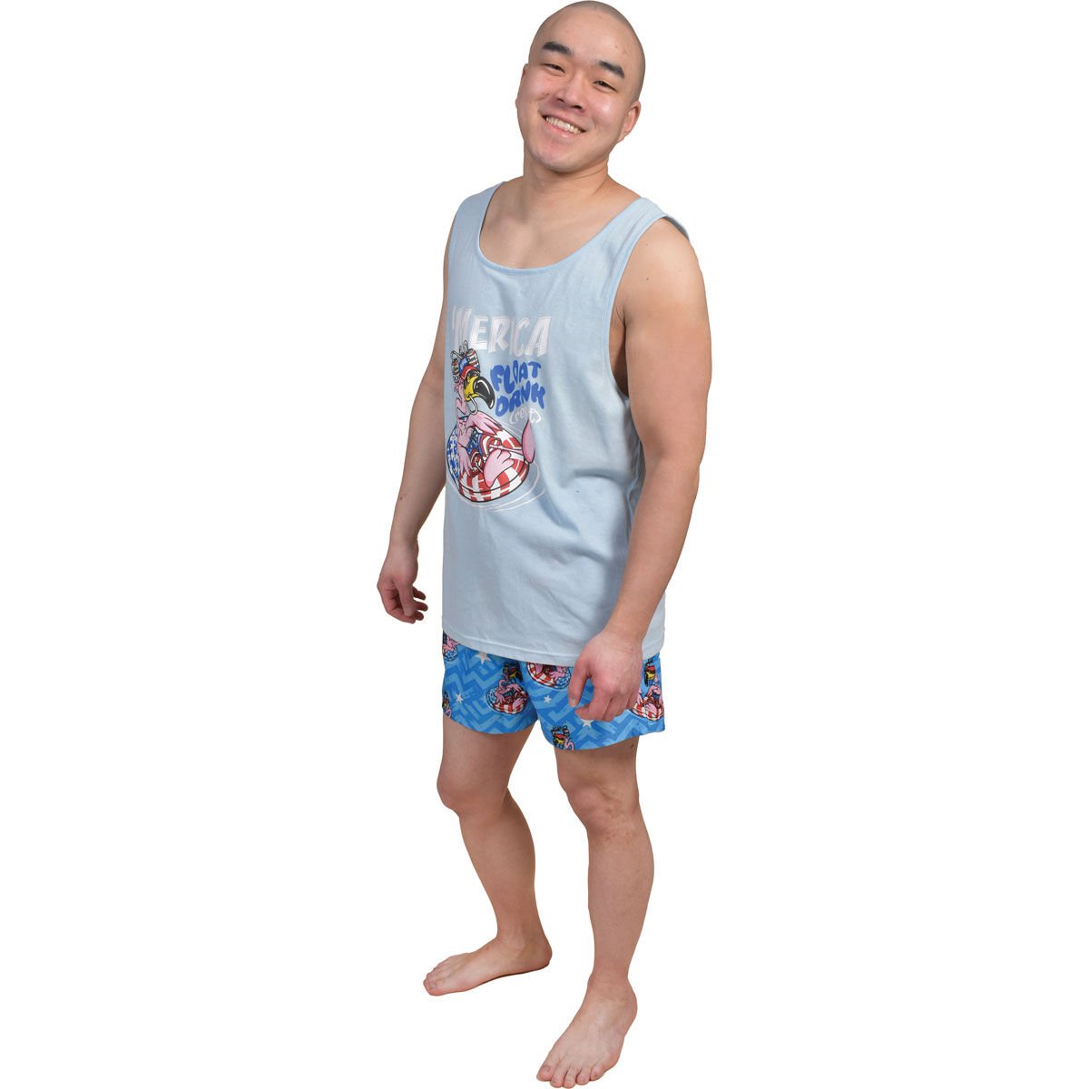 Canyon Creek Men's Floatie Flamingo 5" Swim Shorts