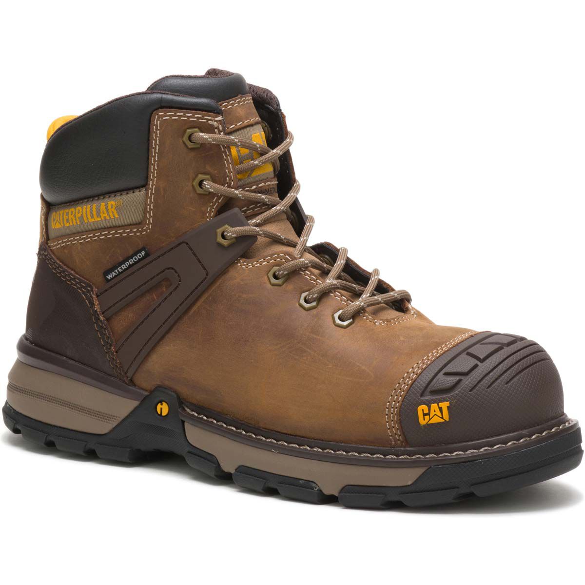 Cat Men's Excavator Superlite Waterproof Carbon Composite Toe Work Boots