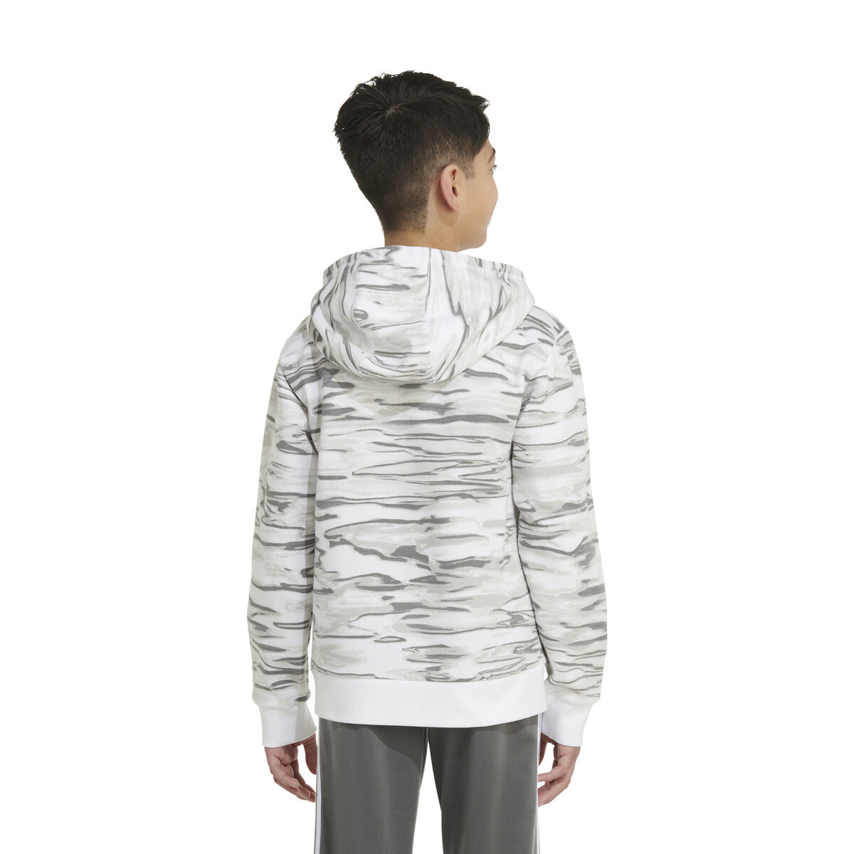 adidas Boys' AOP Liquid Camo Pullover Hoodie