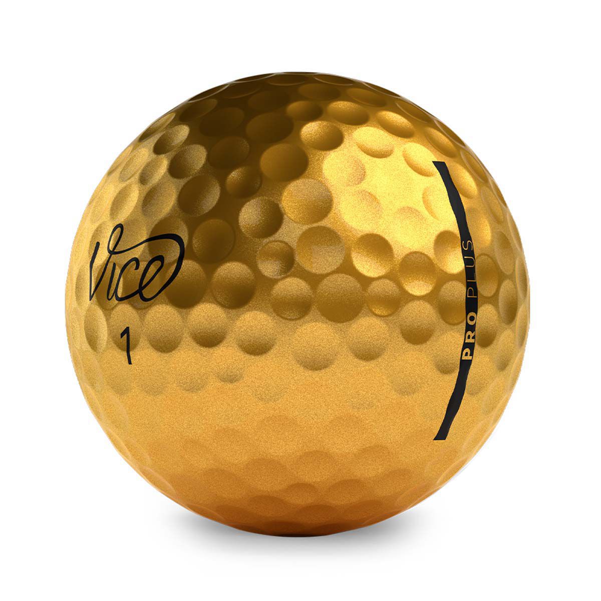 Vice Golf ProPlus Gold Vice 12 Pack Golf Balls