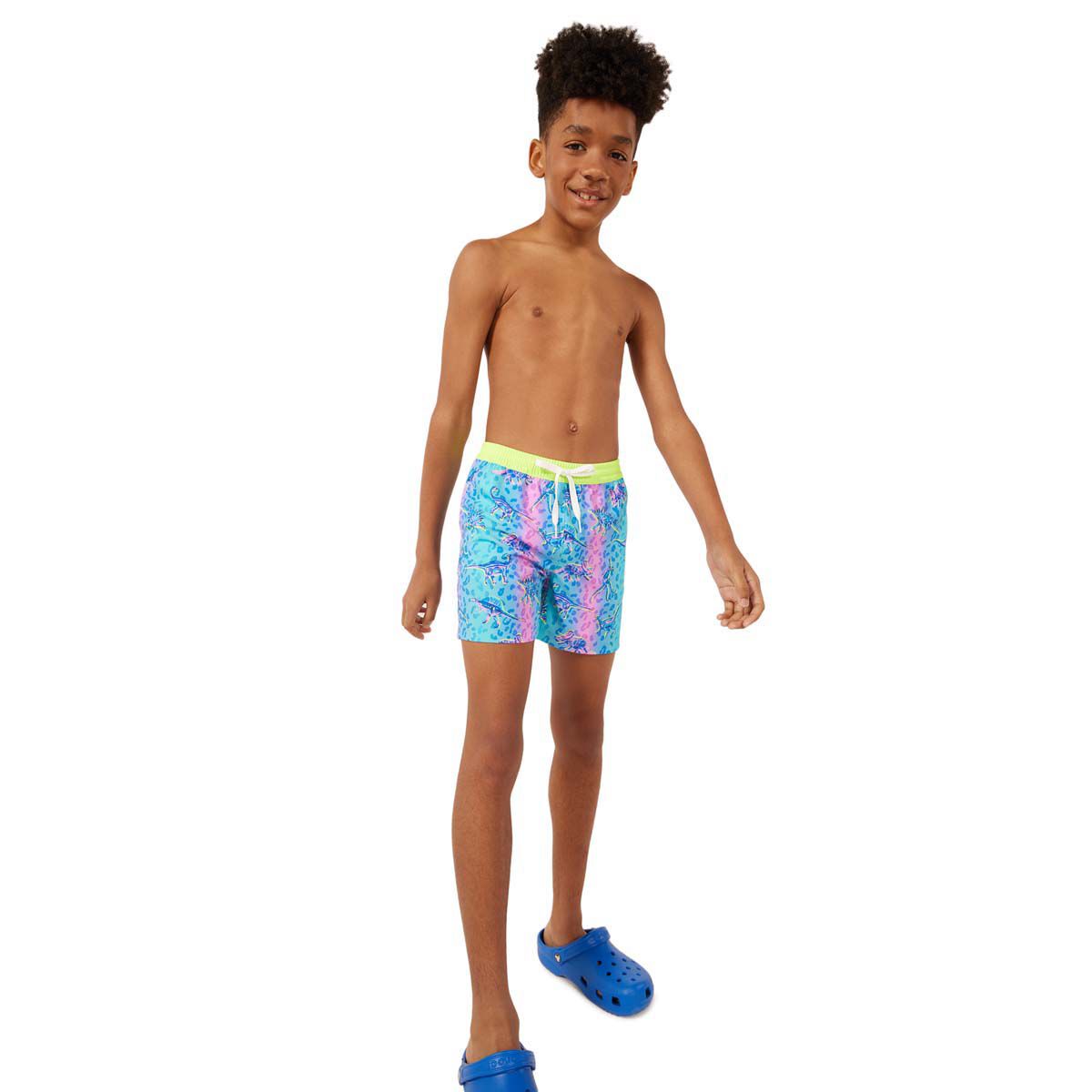 Chubbies Men's Dino Delights (Youth Classic Swim Trunk)