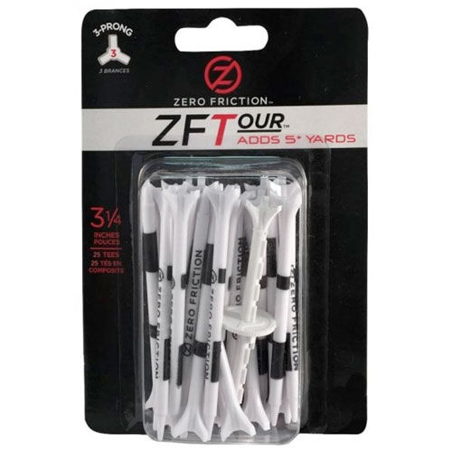 Zero Friction 3.25" Three Prong Golf Tees