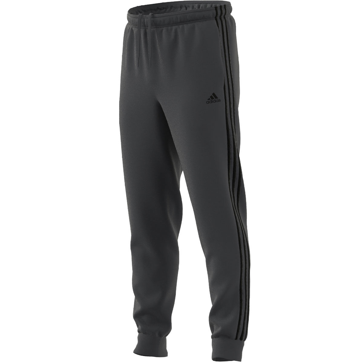 adidas Men's Essentials Warm-Up Tapered 3-Stripes Track Pants