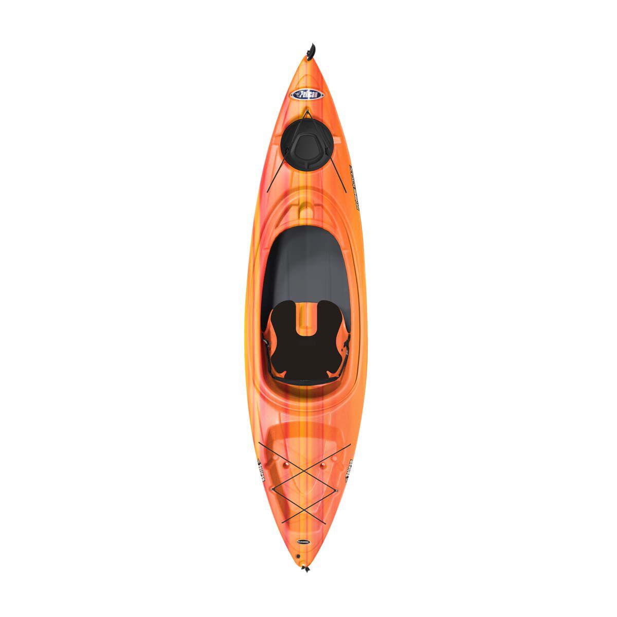 Pelican Rise 100X Recreational Sit-In Kayak, 10'