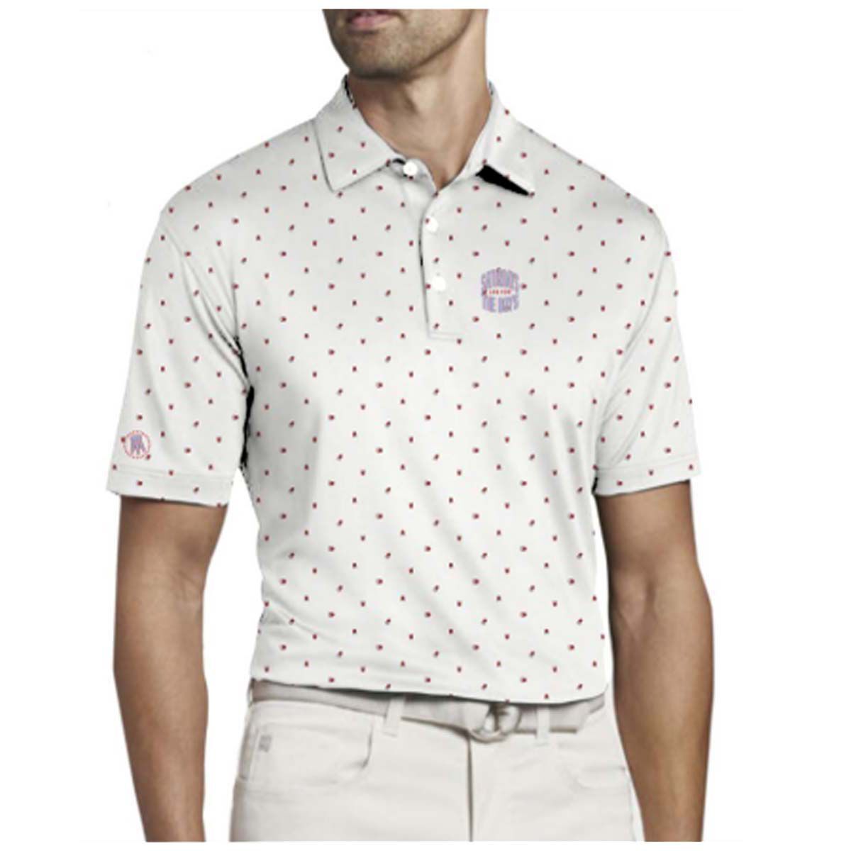 Barstool Sports Men's Cub Print Polo