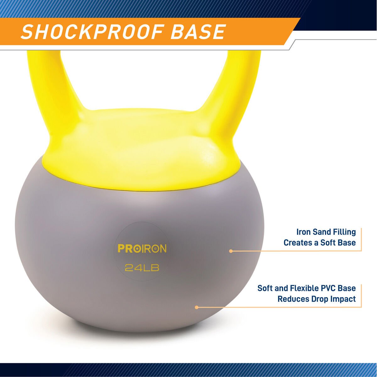 Proiron 24 lb. Soft Kettlebell