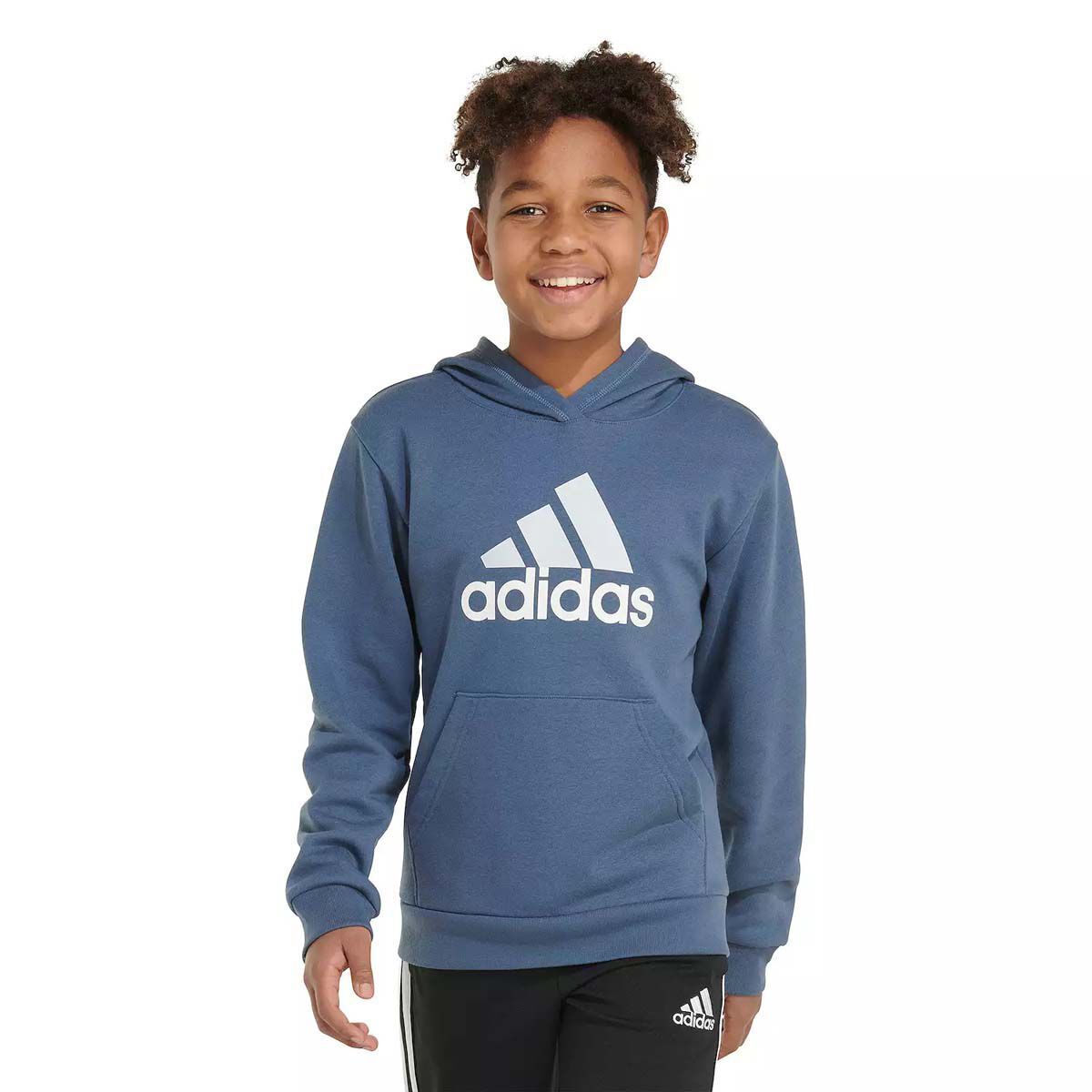 adidas Boy's Big Logo Raglan Hoodie