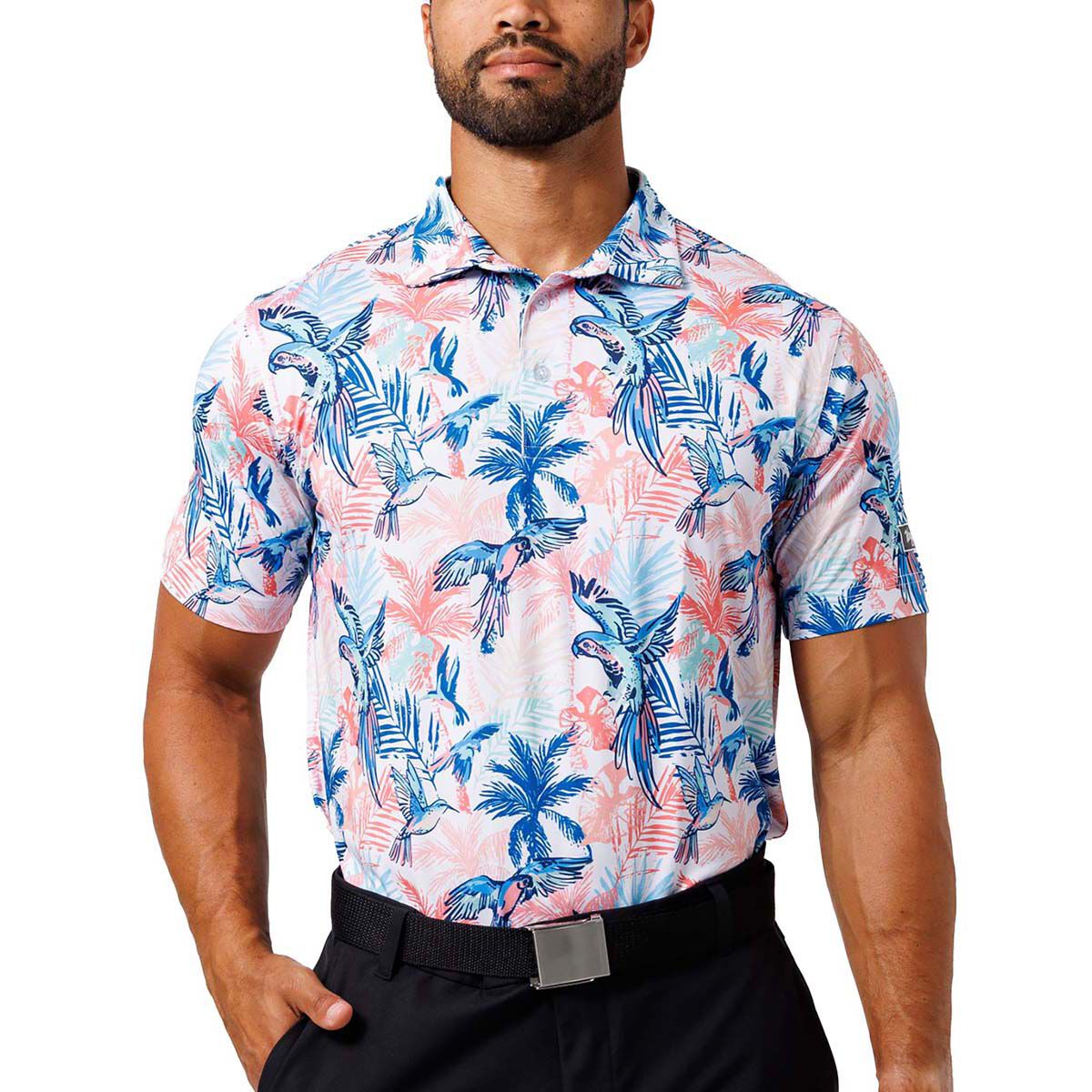 Waggle Golf Birds Of Paradise Polo