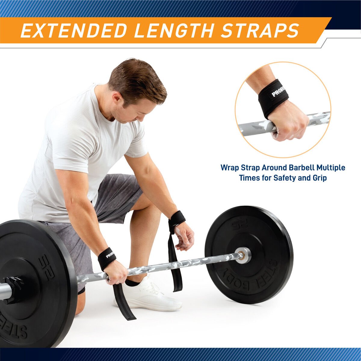 Proiron Weightlifting Strap (Pair of 2)