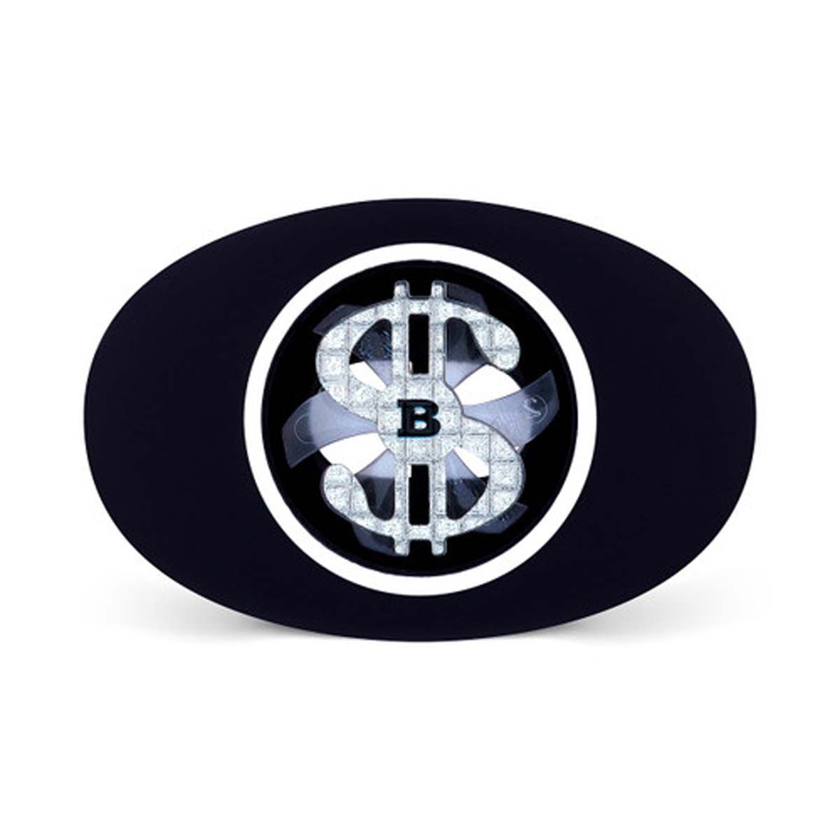 Battle Sports Money Spinner - Black with Silver Diamond $