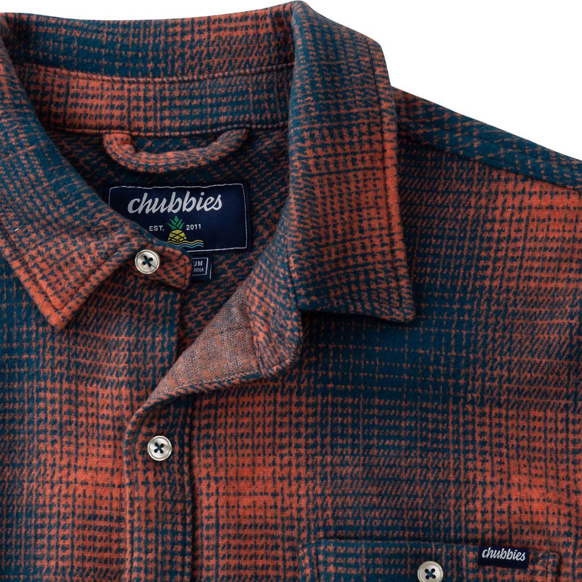Chubbies Men's Fall Foliage (Flannel Overshirt)