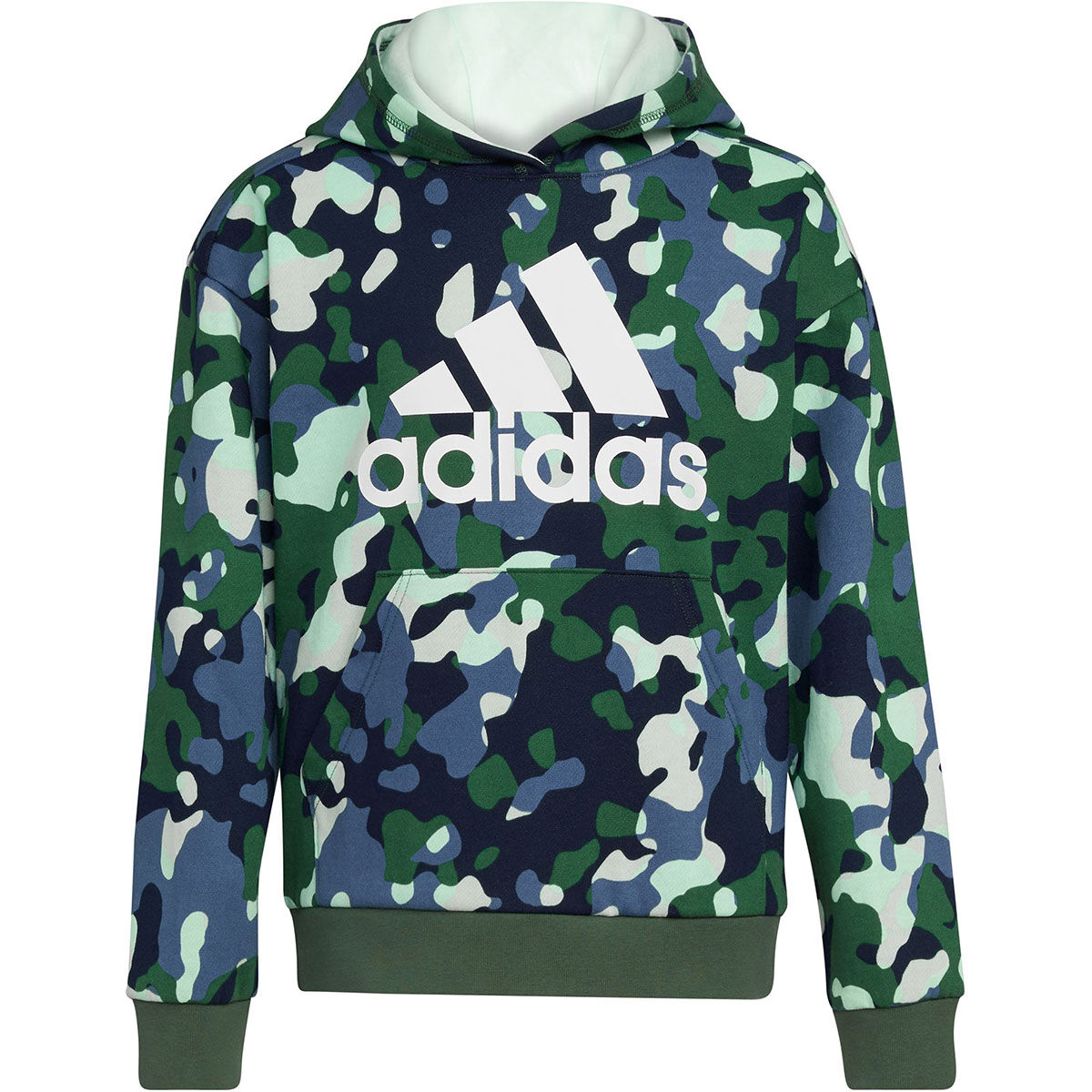 adidas Boys' Core Camo Hooded Pullover