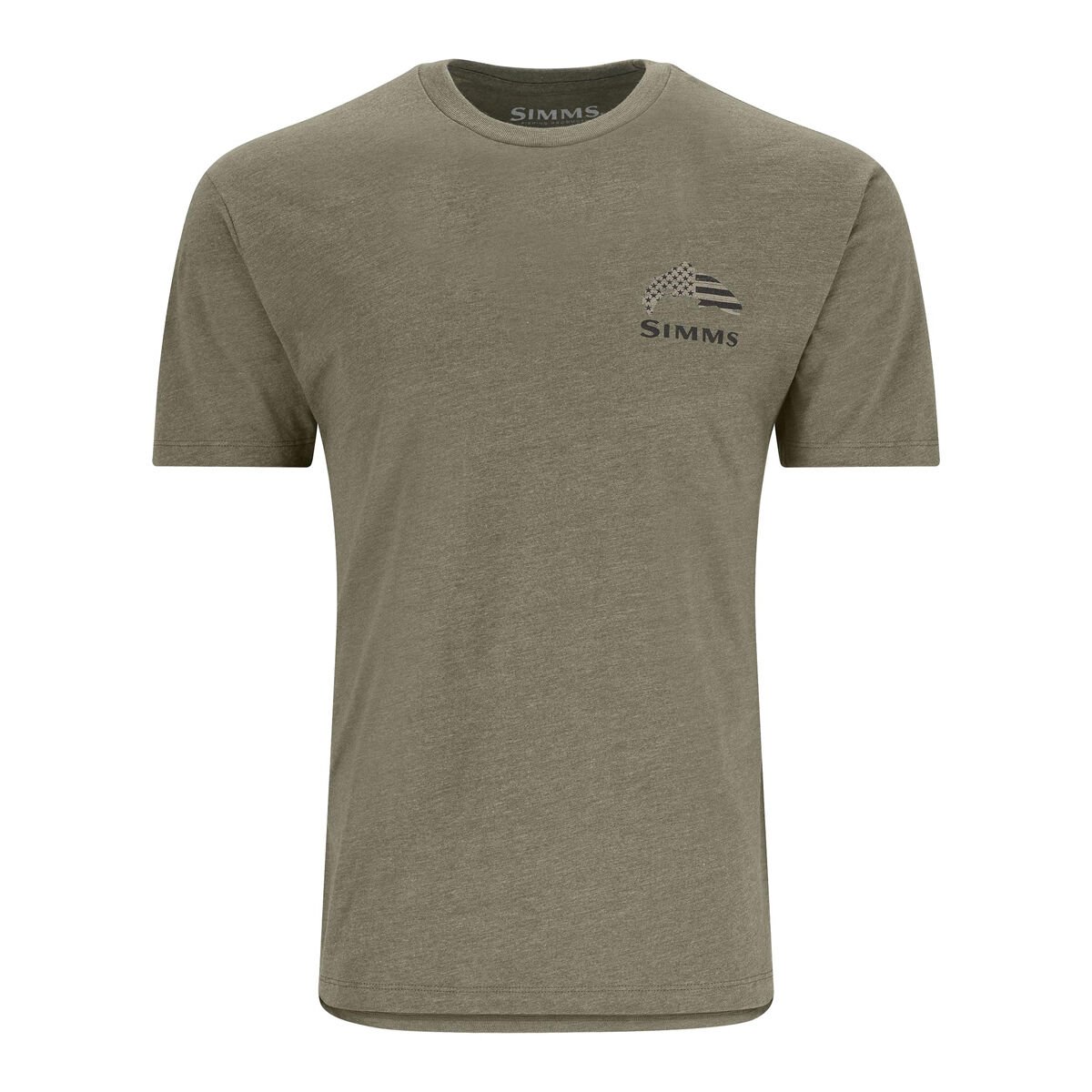 Simms Men's Wooden Flag Trout Tee