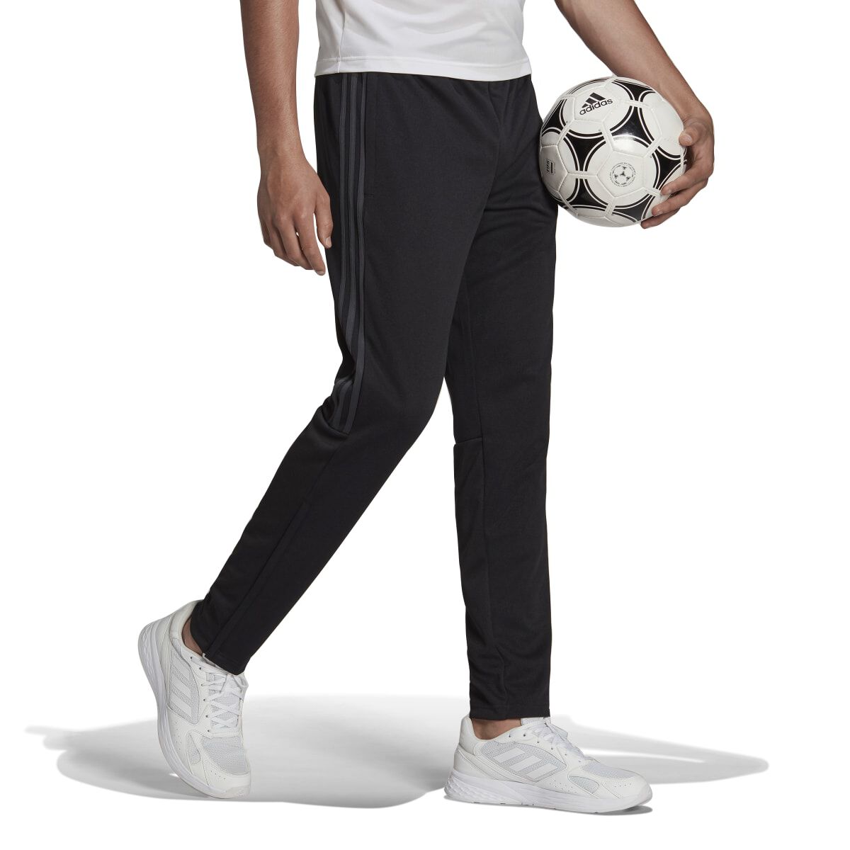 adidas Men's Aeroready Sereno Slim Tapered-Cut 3-Stripes Pants