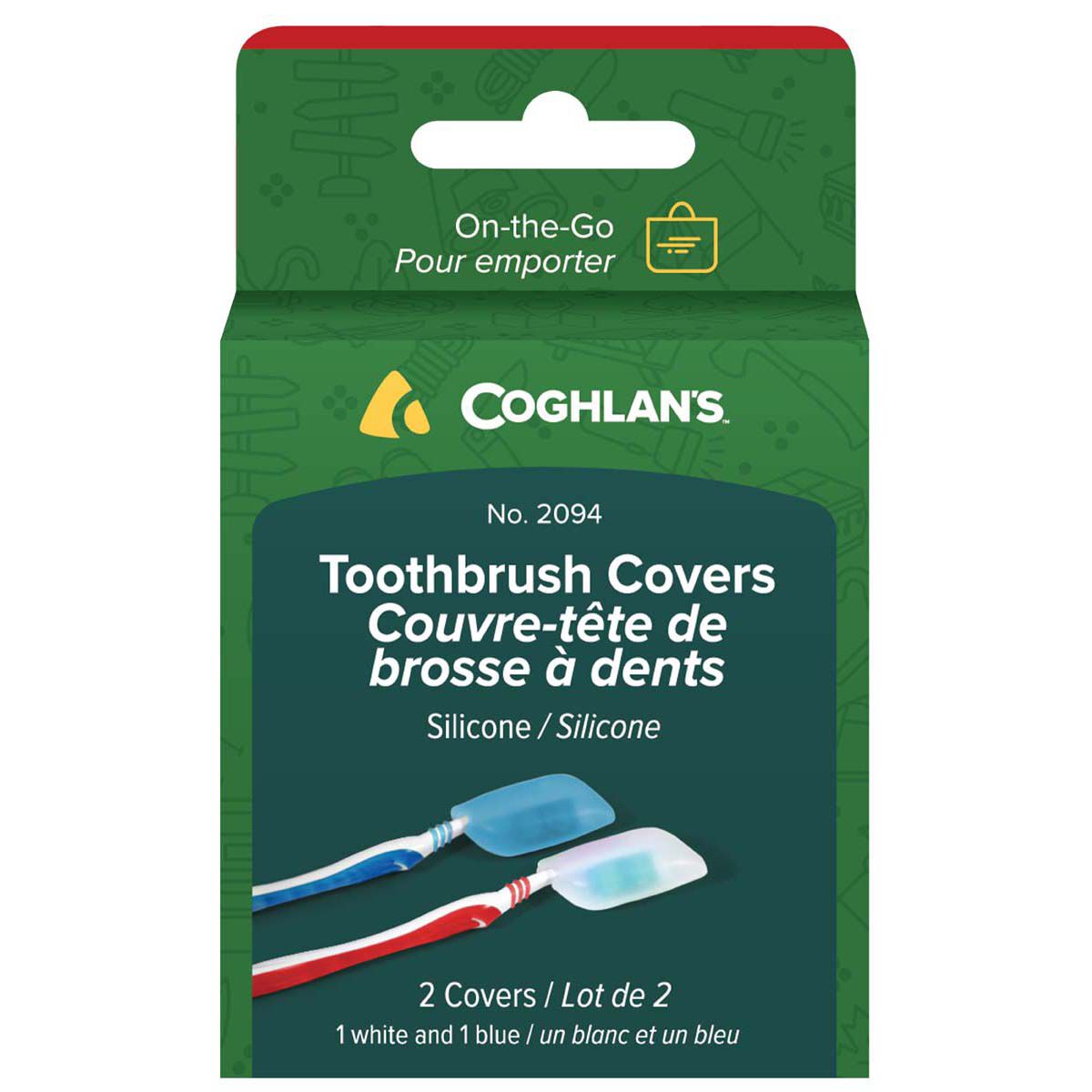 Coghlans 2 Pack Toothbrush Covers