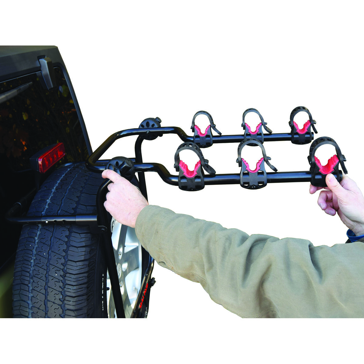 Malone Runway Spare T3 - Spare Tire Mount 3 Bike Carrier