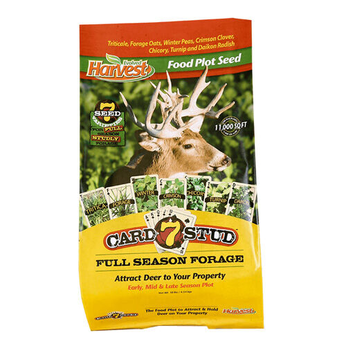 Evolved Habitat 7 Card Stud Food Plot Seed, 10lb.