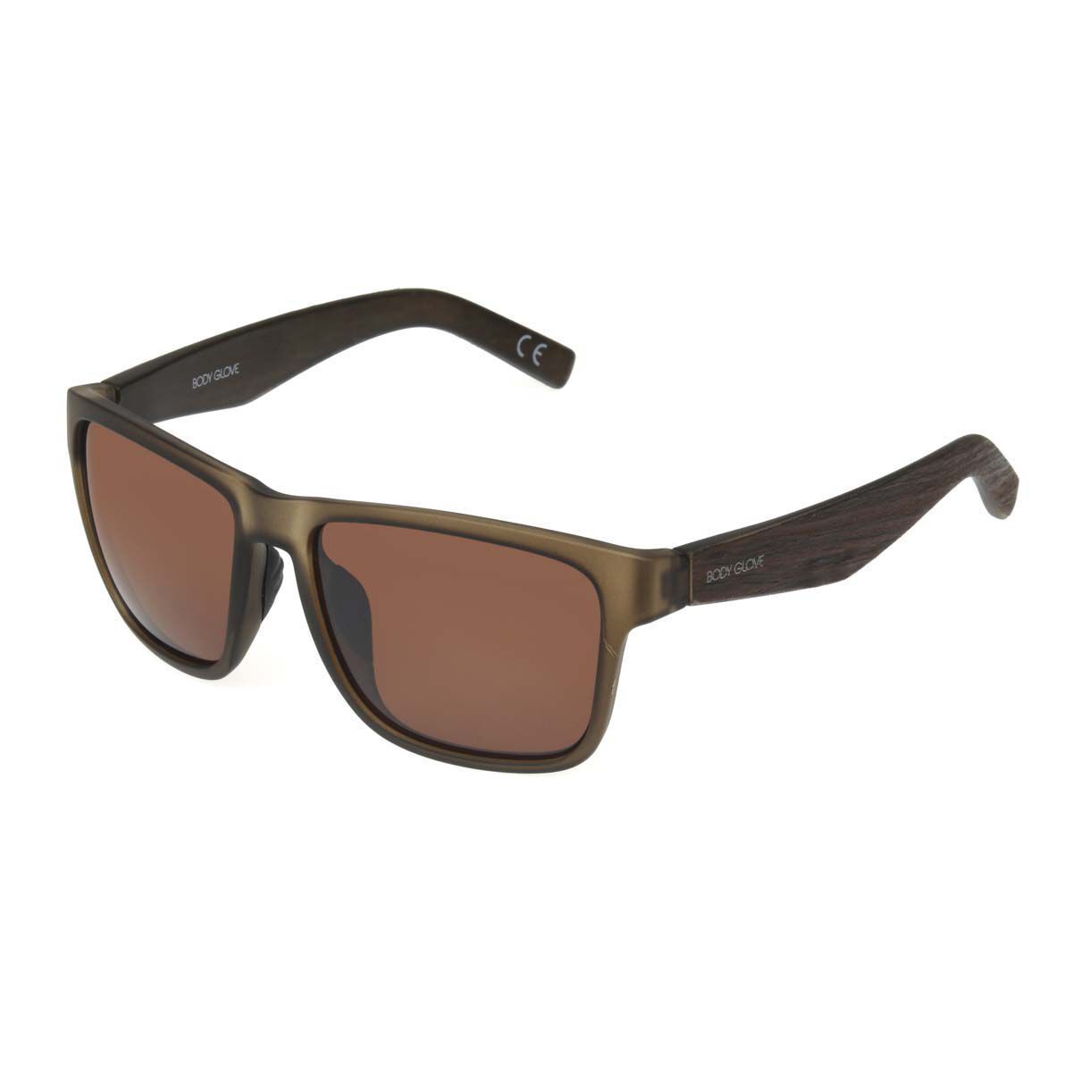 Body Glove Brown Rectangle Sunglasses