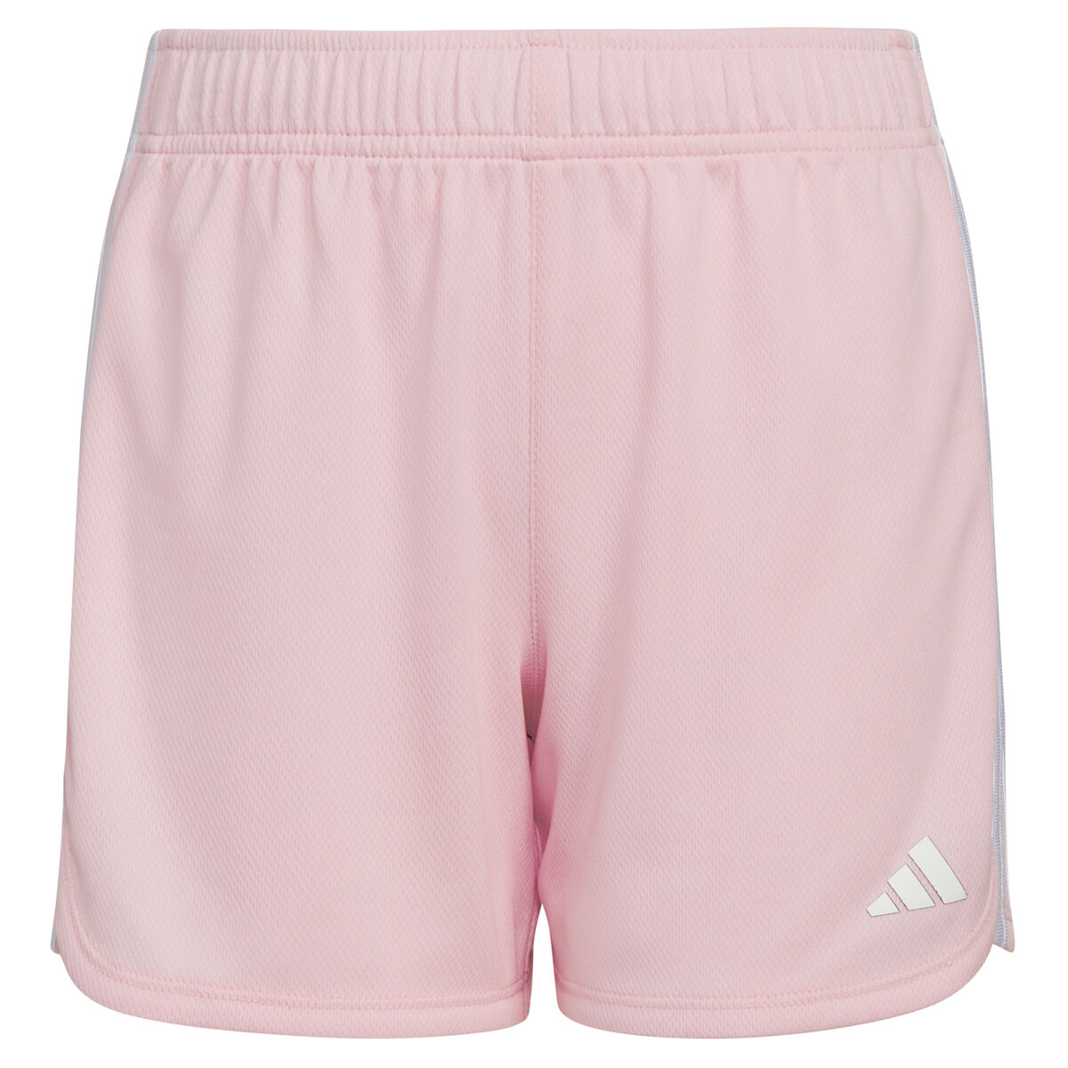 adidas Girls' AEROREADY® 3-Stripe Pacer Mesh Shorts