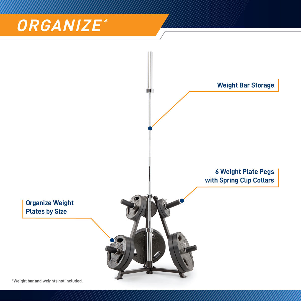 Marcy 6-Peg Olympic Plate Tree