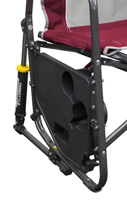 GCI Outdoor Freestyle Rocker XL Folding Chair with Side Table