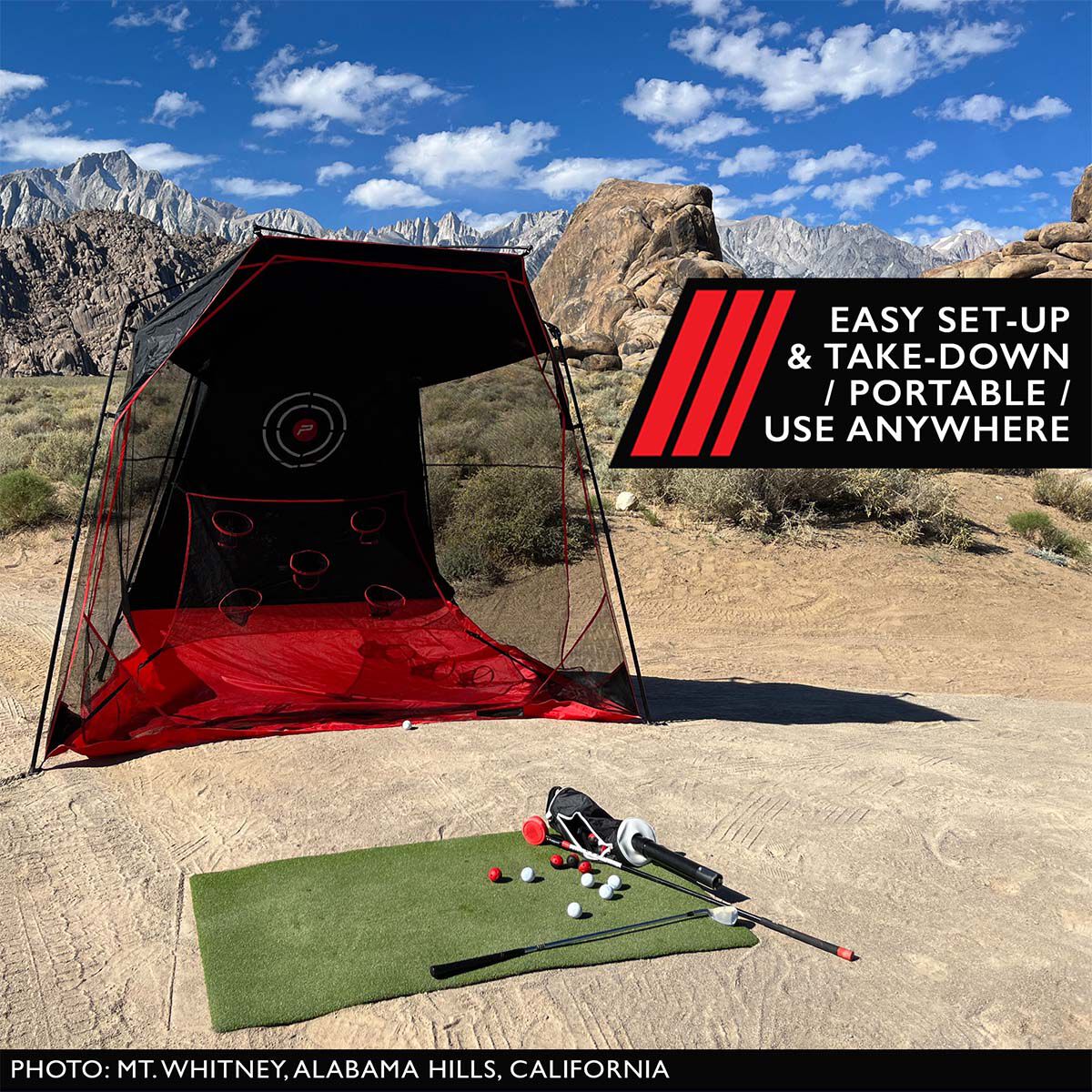 Pure2improve Half Dome Instant Golf Net