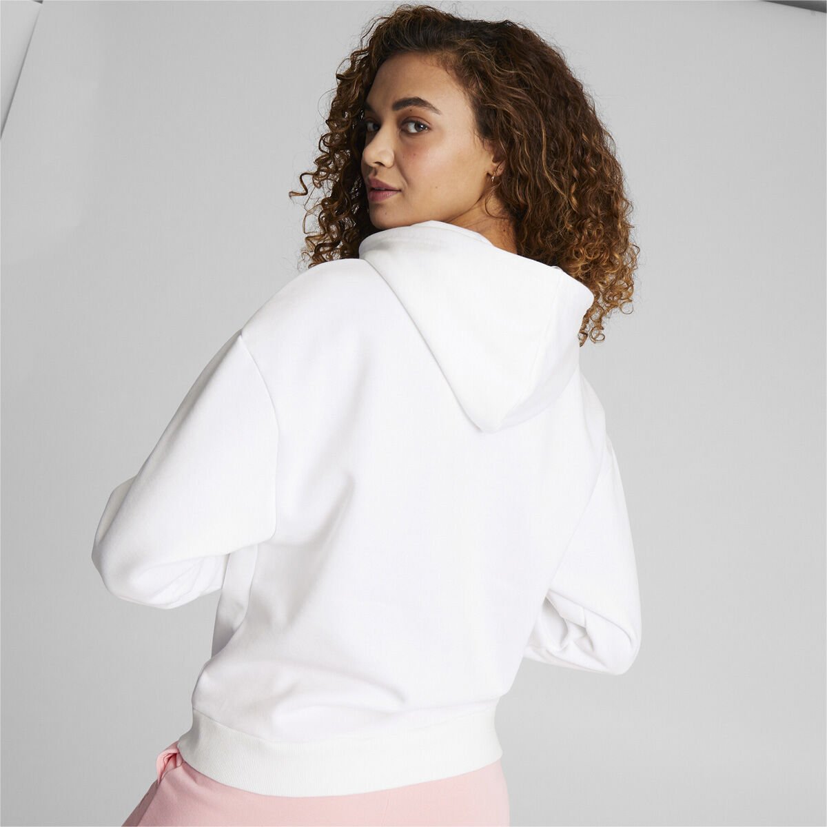 Puma Women's Floral Hoodie Fleece Athletic Apparel