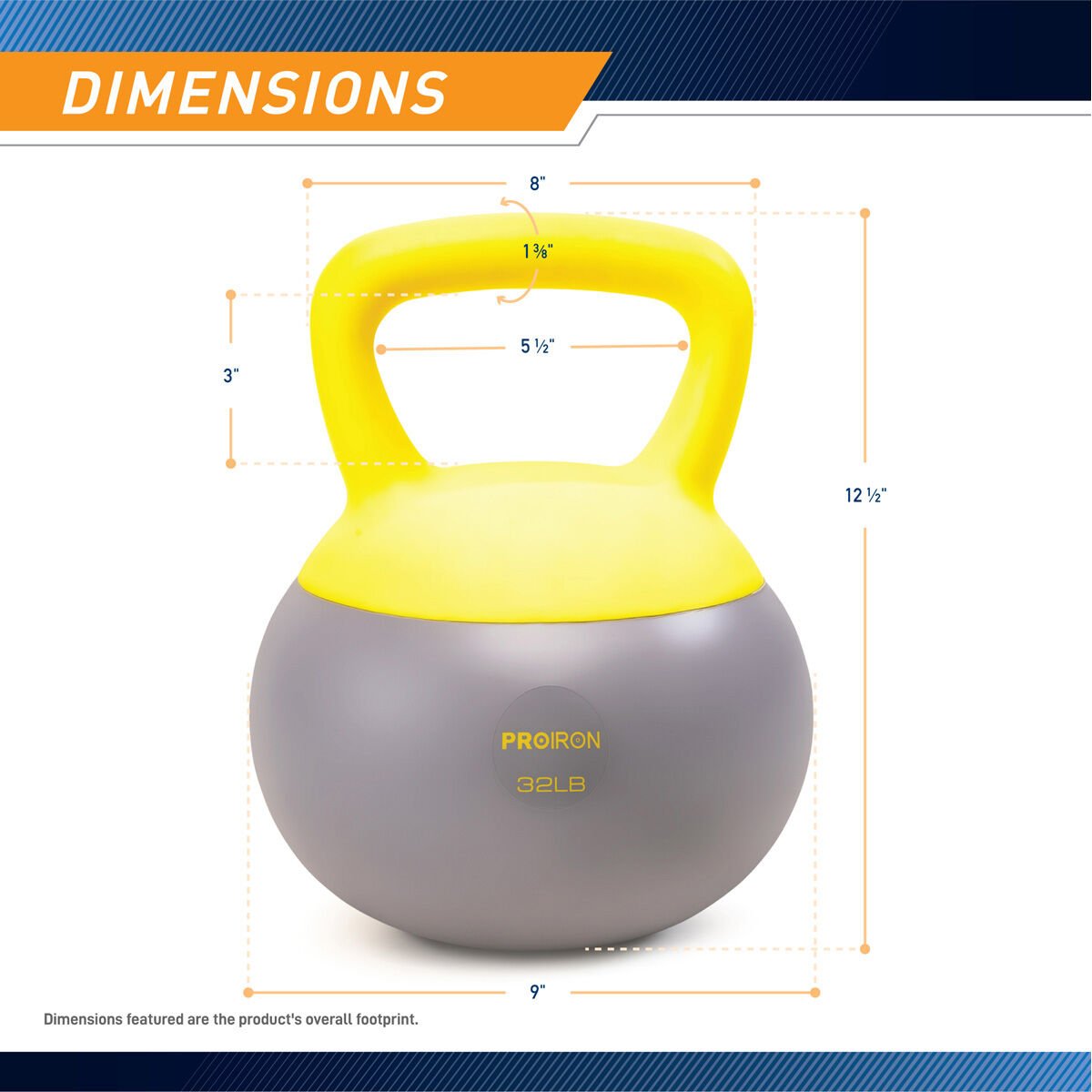 Proiron 32 lb. Soft Kettlebell