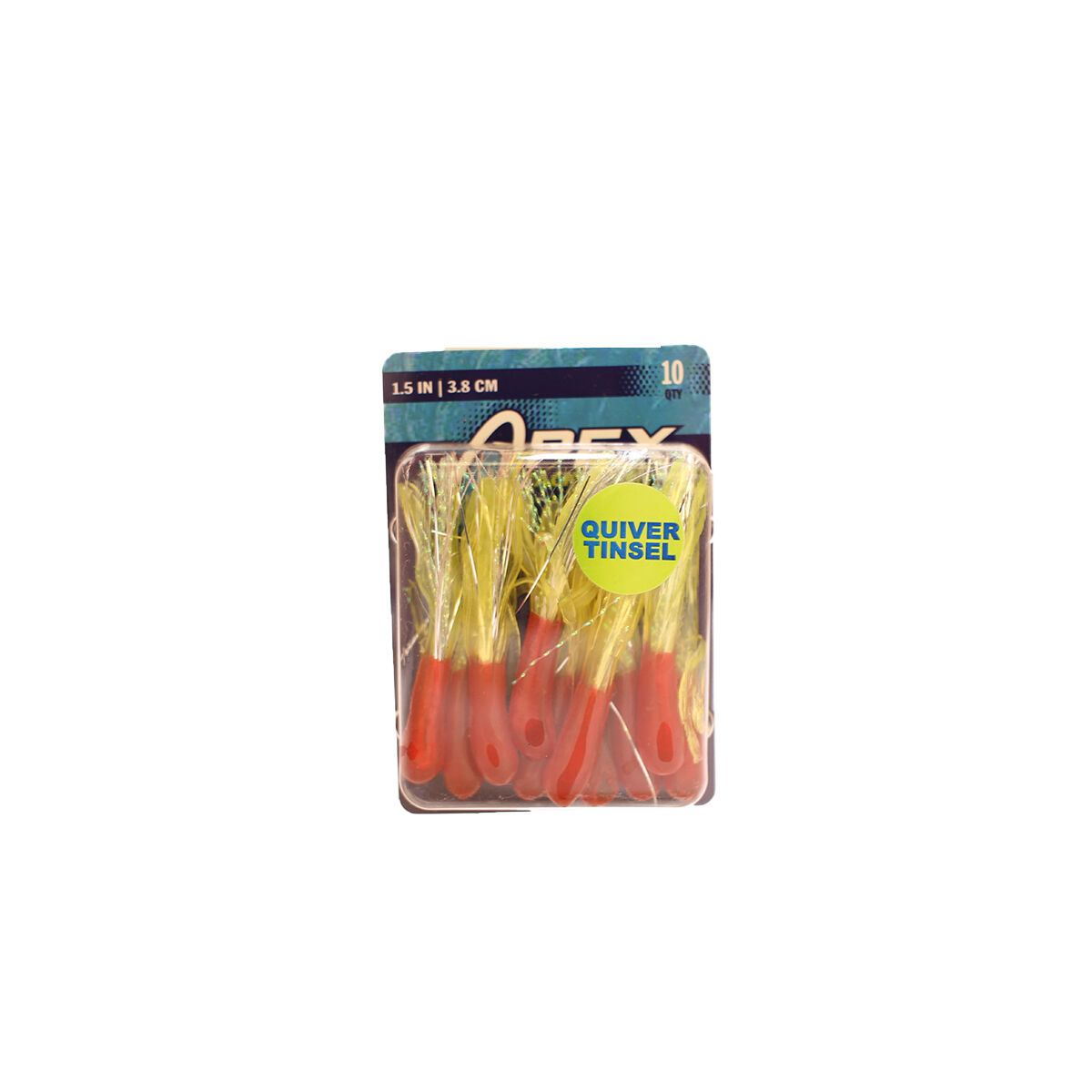 Apex 1.5" Tinsel Tube Lures 10-Pack