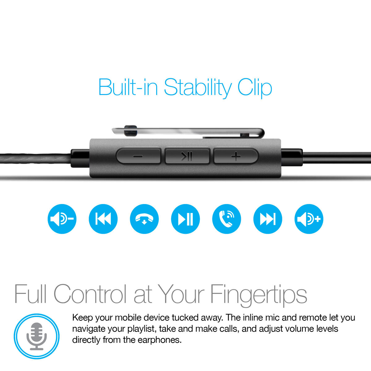 Naztech X1 Active Noise Cancelling Earphones