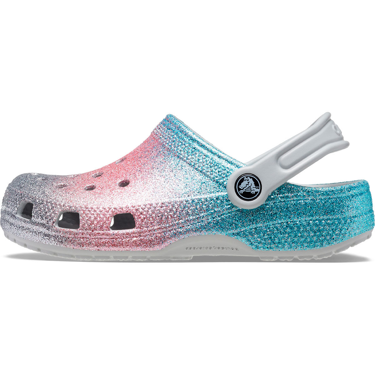 Crocs Youth Classic Glitter Shimmer Clogs