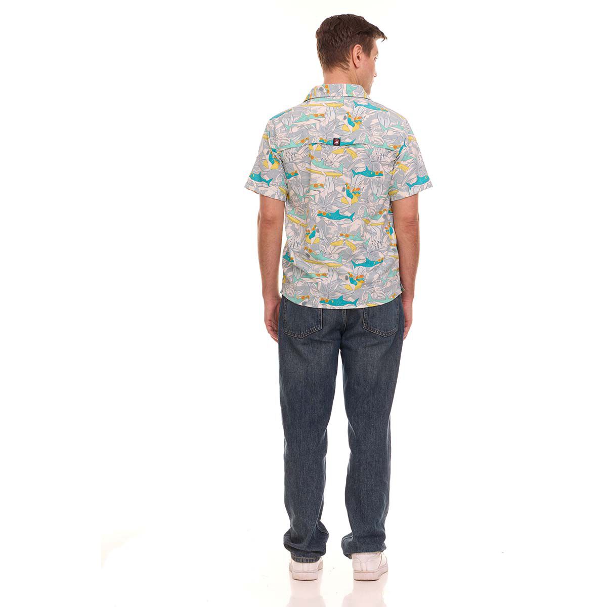 Canada Weather Gear Men's Poly Perforated Woven Shirt
