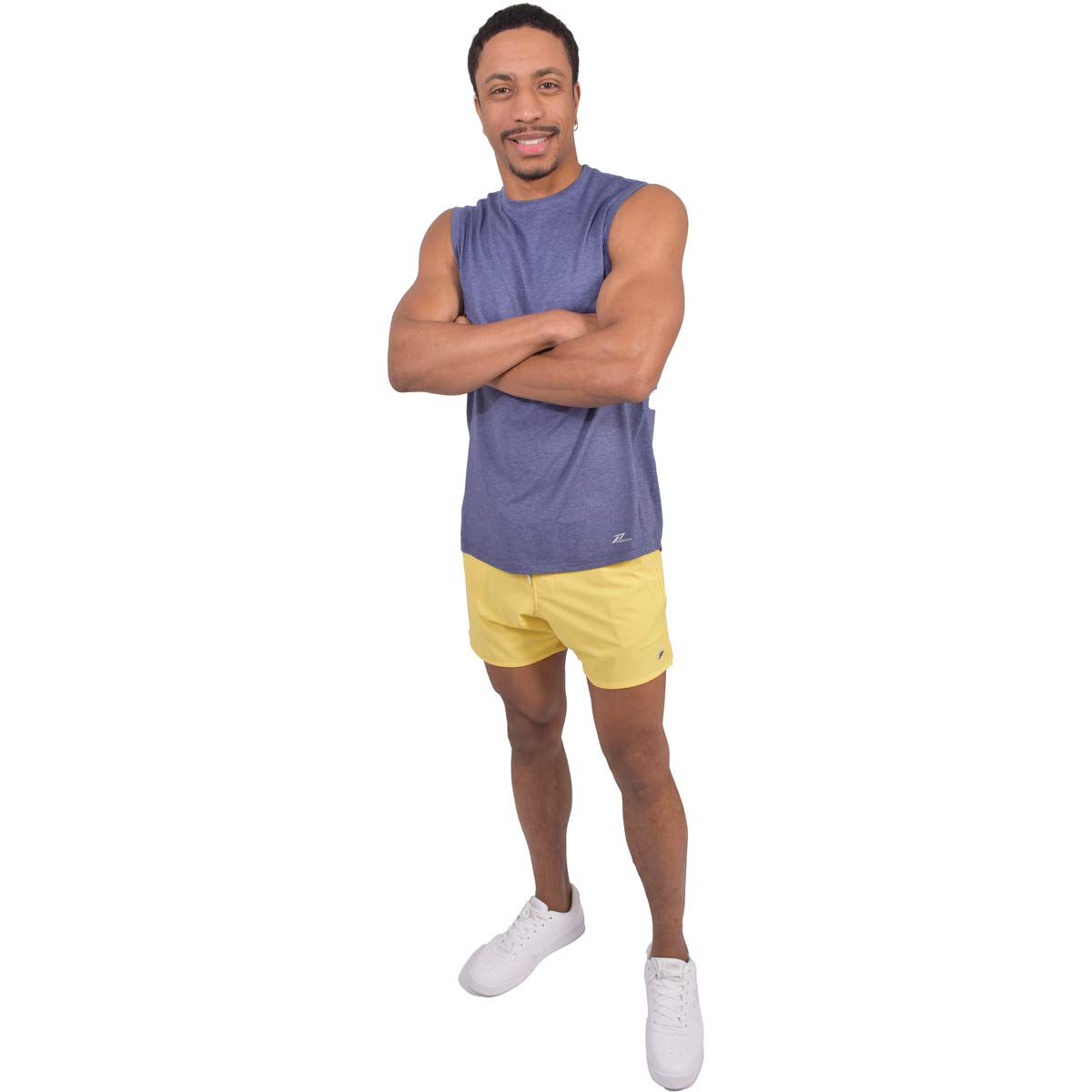 Powerflex Men's Heather Johny Muscle Tank