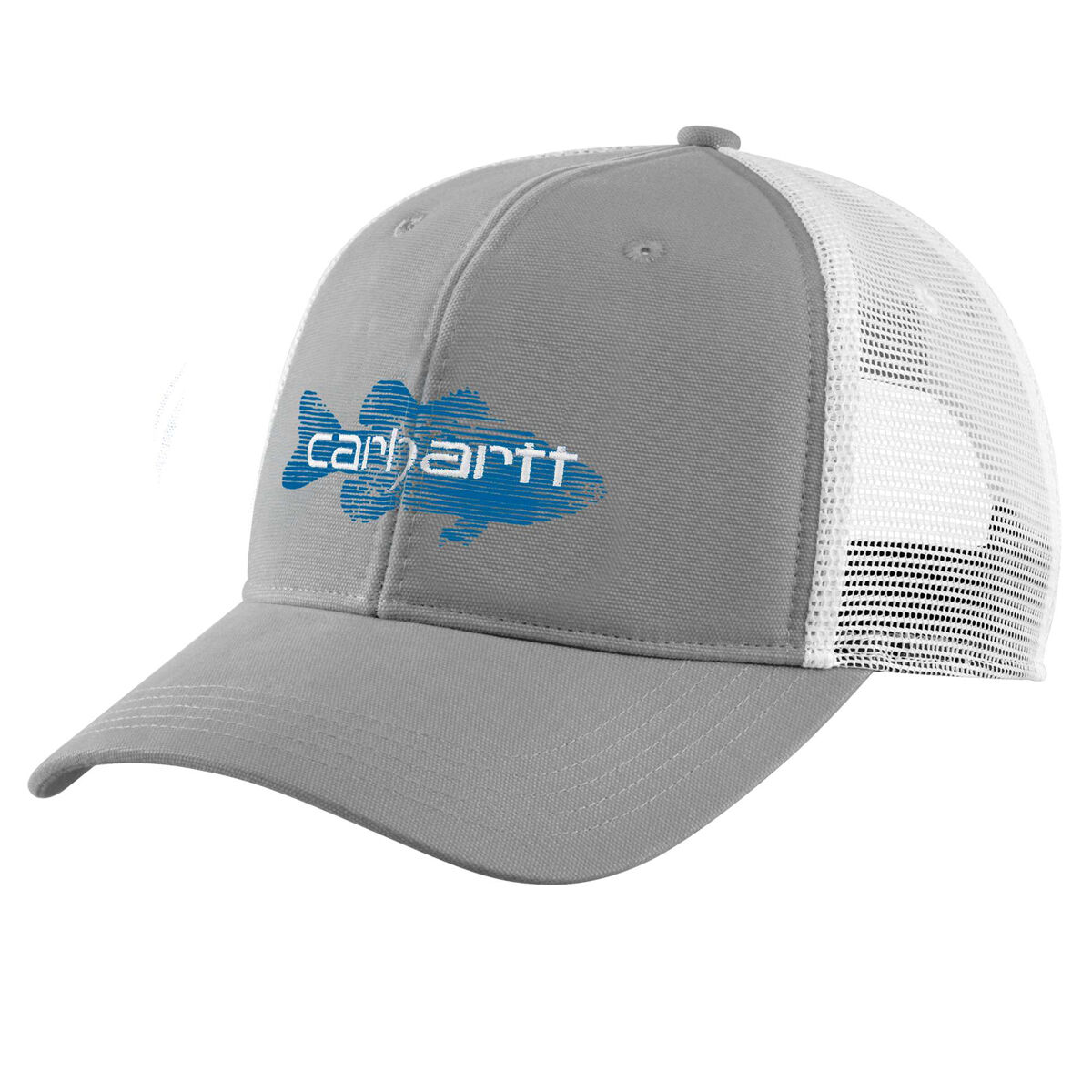 Carhartt Canvas Mesh-Back Fish Graphc Cap