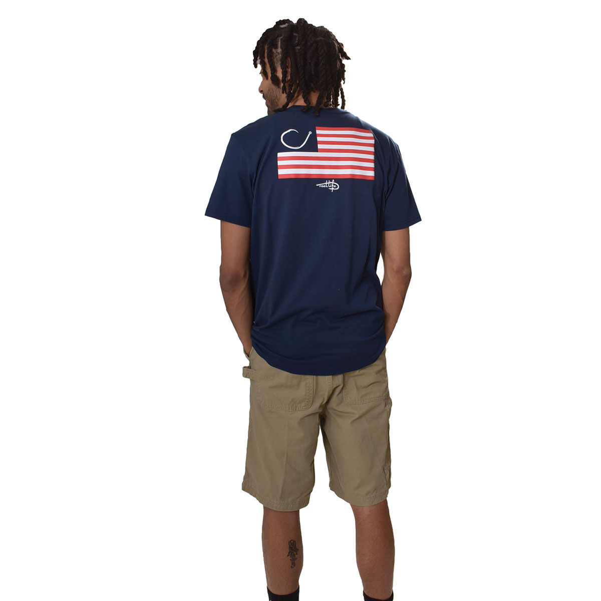 Reel Life Hook Flag Tee