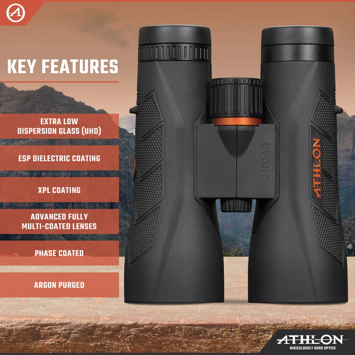 Athlon Optics Midas G2 UHD 10x50