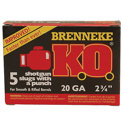 Brenneke K.O. 20 Gauge Rifled Slug