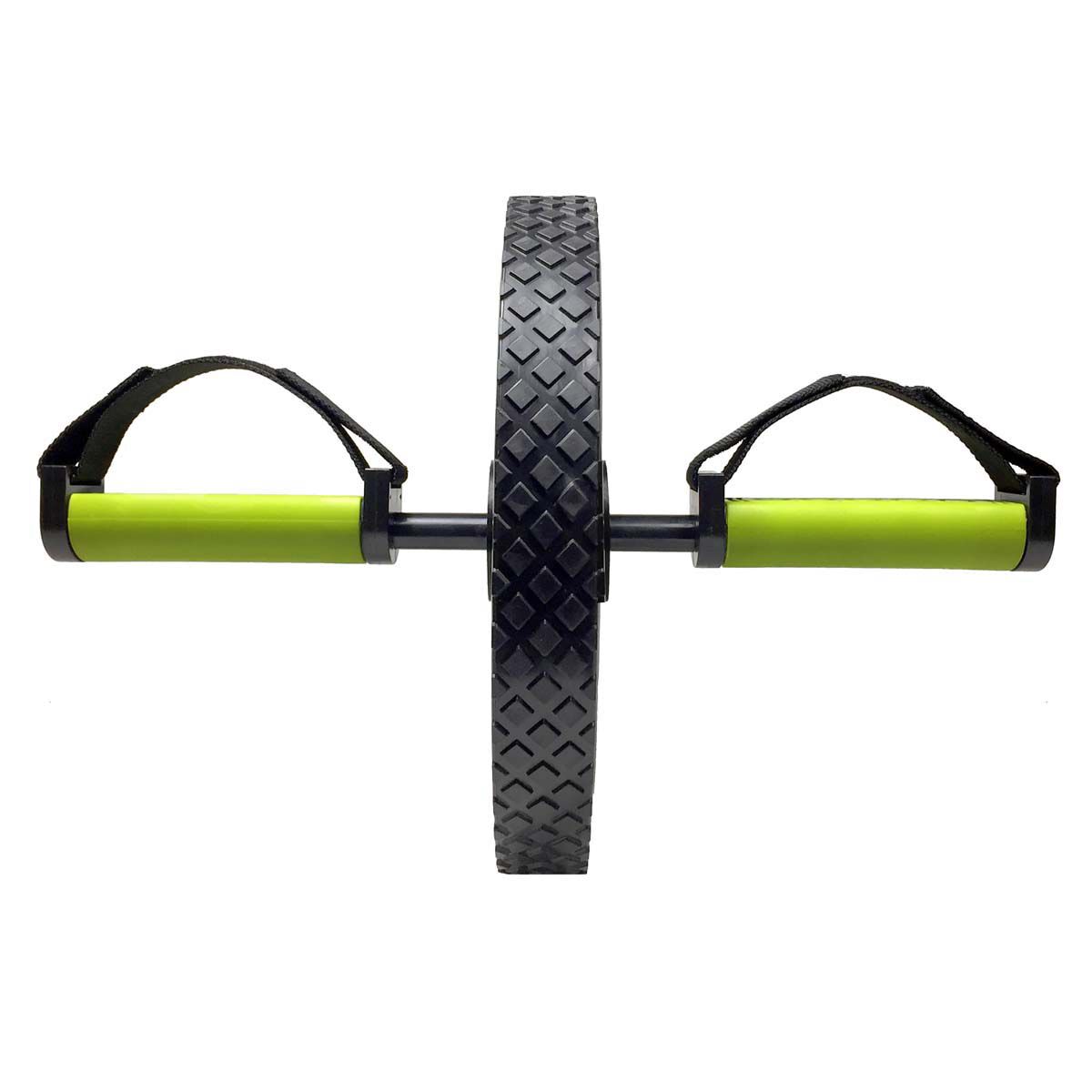 Go Fit Extreme Abdominal Wheel With Slip-Resistant Hand/Foot Handles with Training Manual