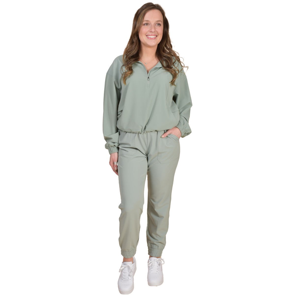 90 Degree Women's Crop 1/2 Zip