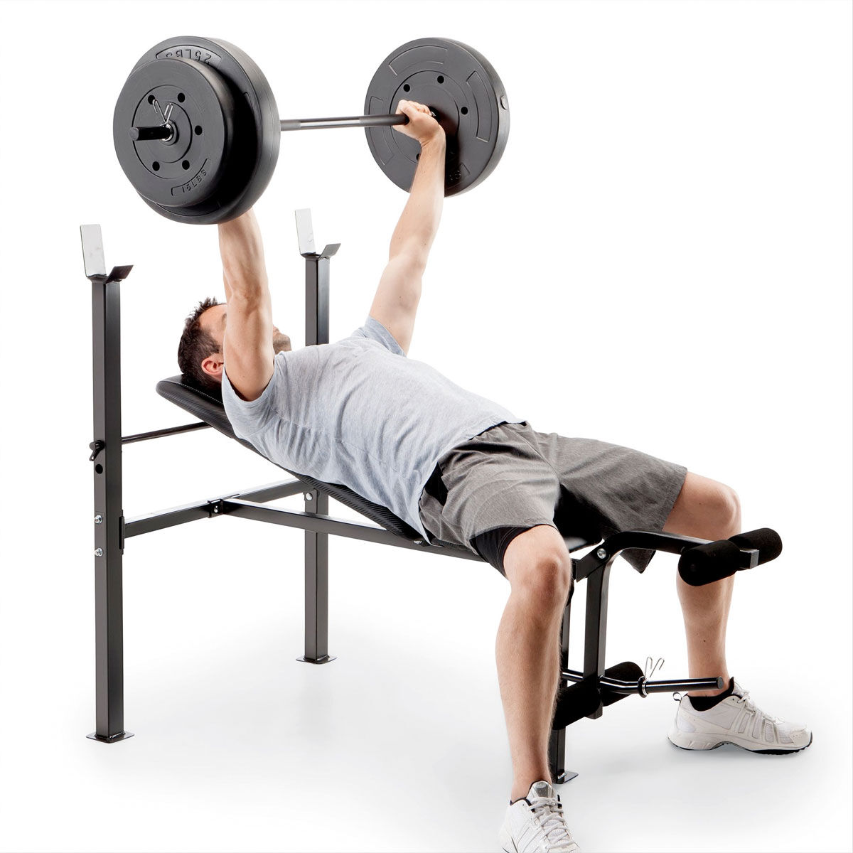 Competitor Bench With 80lb Weight Set