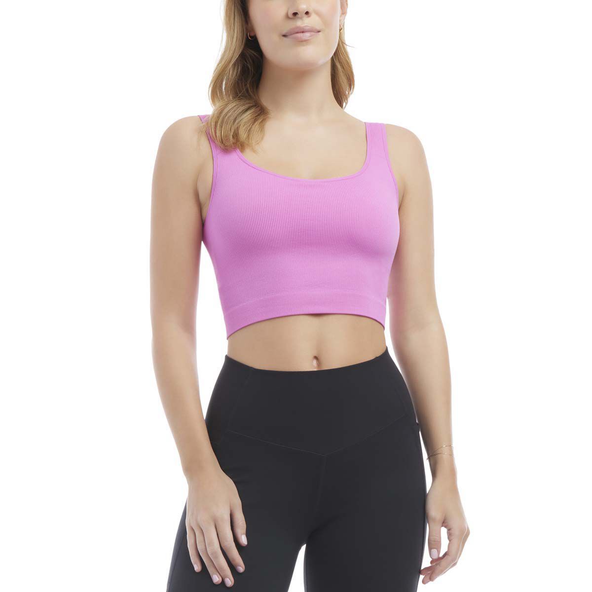 Jockey Women's 2Pack Seamless Rib Scoop Bra