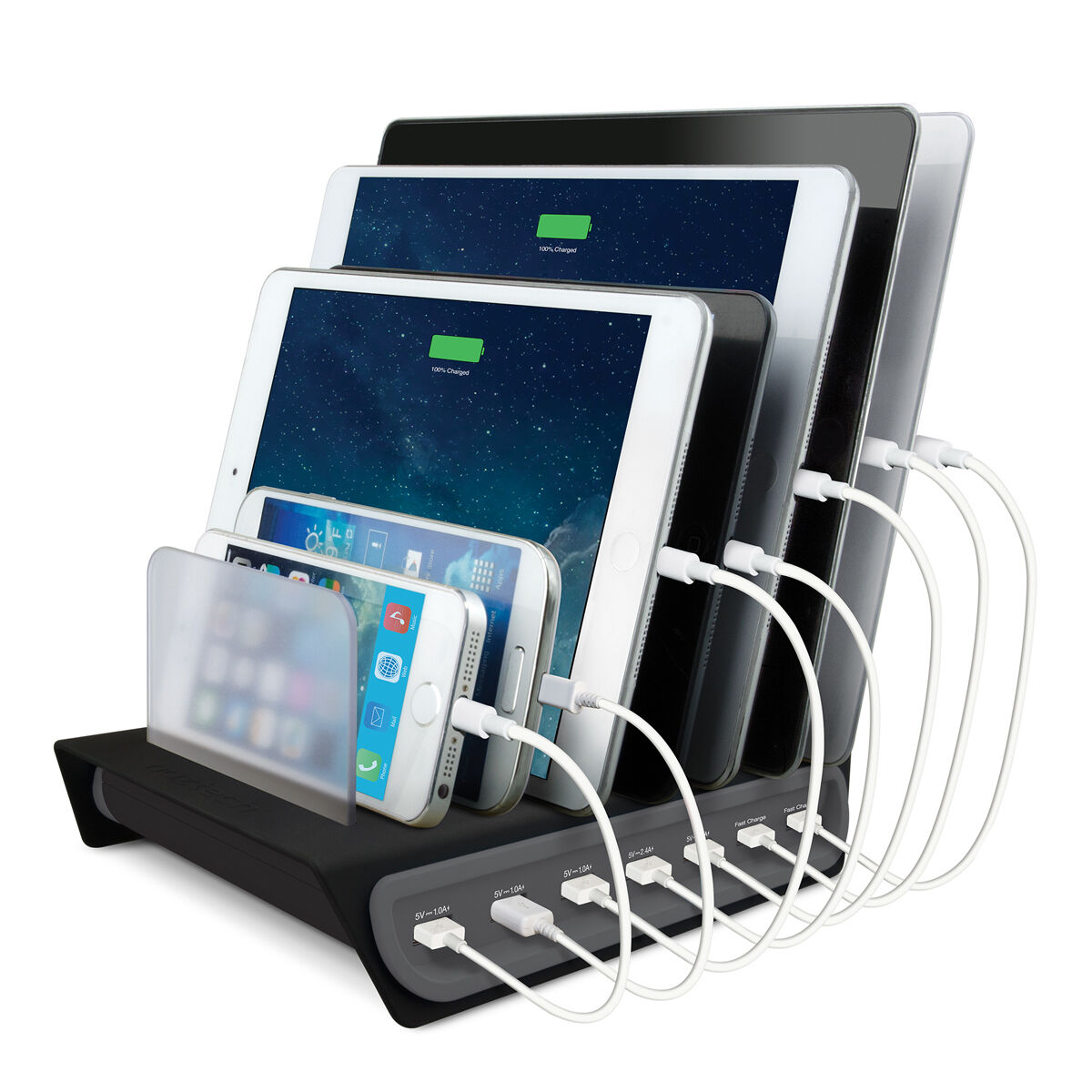 Naztech Adaptive Fast Charge Power Hub 7 Charge Station