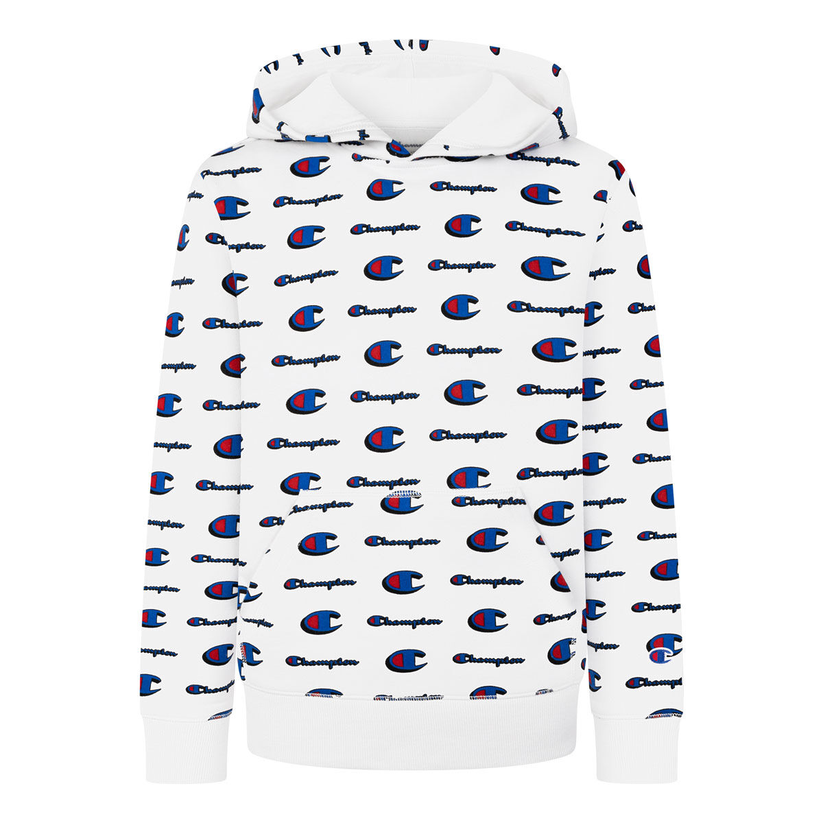 Champion Boys' All Over Print Logo Hoody