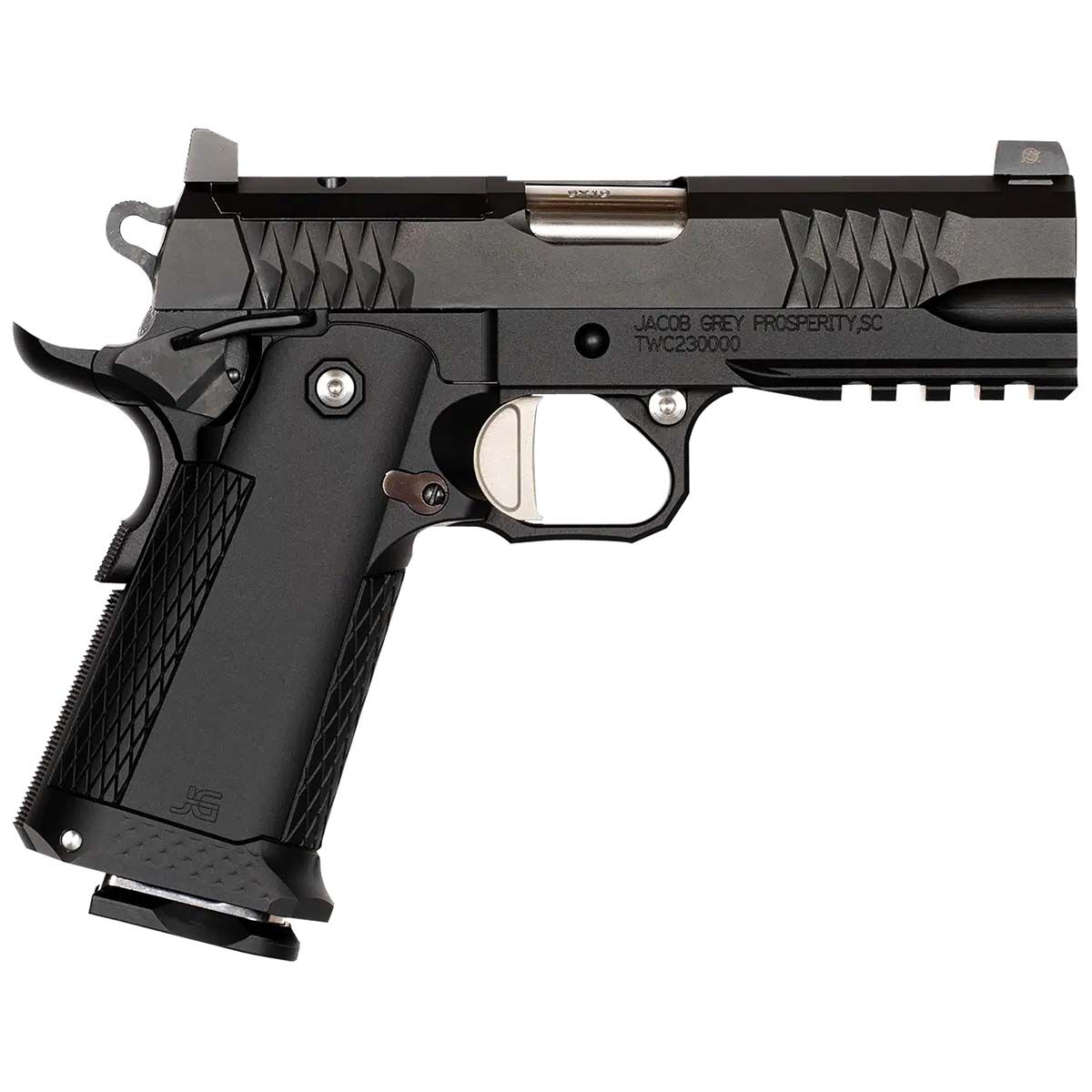 Jacob Grey Fire TWC 9MM 4.25" 2x17R  Pistol