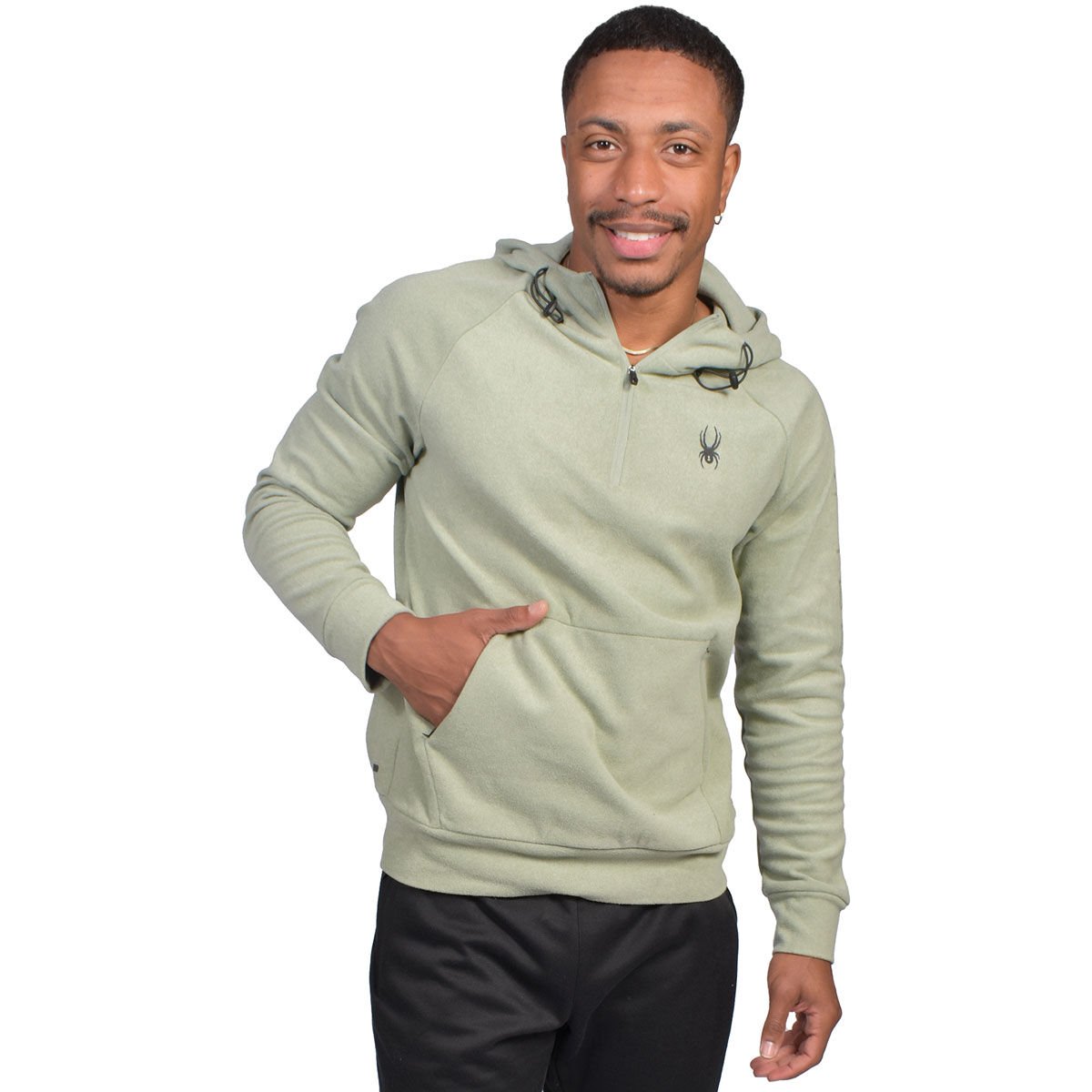 Spyder Men's 1/4 Soft Hoodie