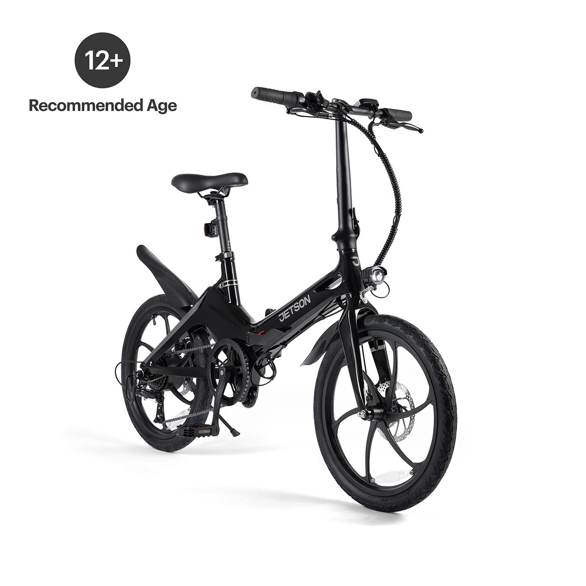 Jetson J8 20" Electric Bike, Black