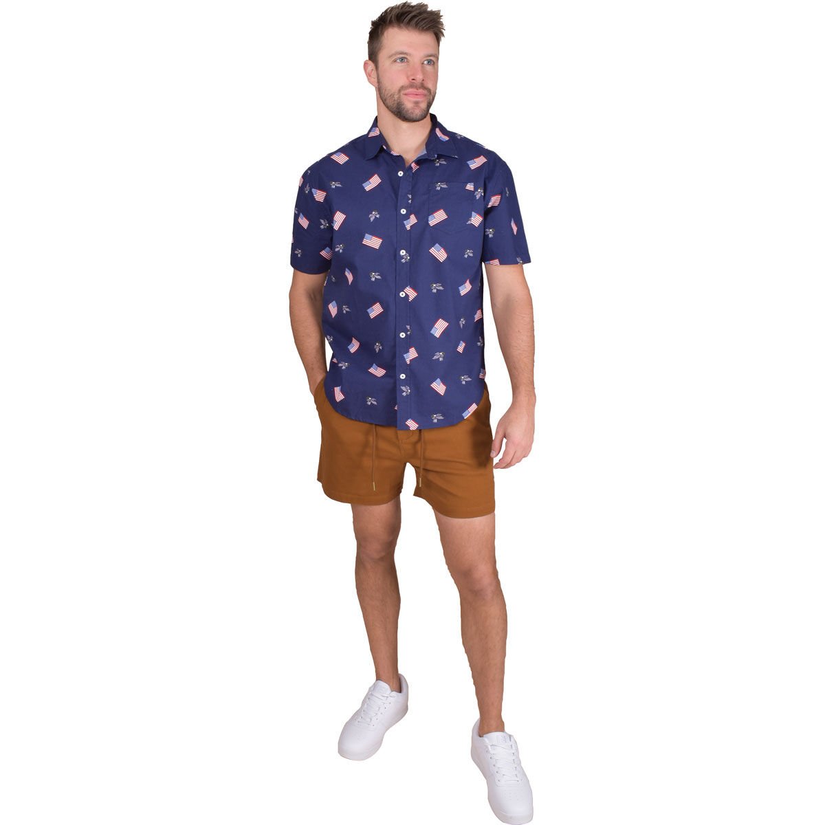 Staghorn Outfit Men's Short Sleeve Print Woven